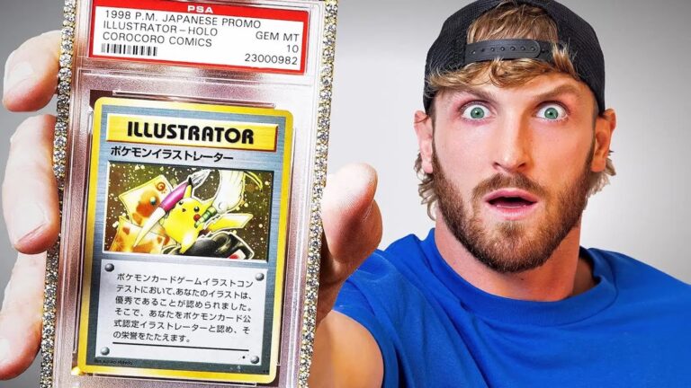 Logan Paul transforme la carte Pokémon la plus chère du monde en NFT