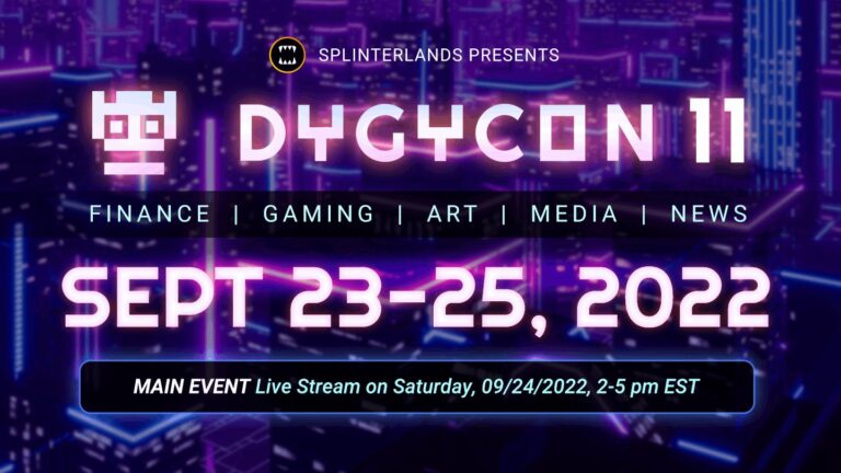 Splinterlands annonce DYGYCON 11 le 23 septembre