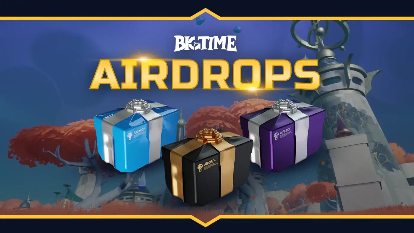 Big Time airdrop banner