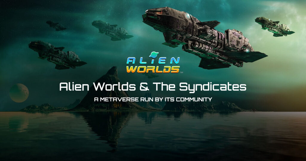 Bannière Alien Worlds Syndicate