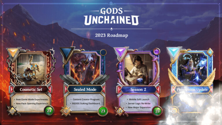 Gods Unchained publie la feuille de route 2023