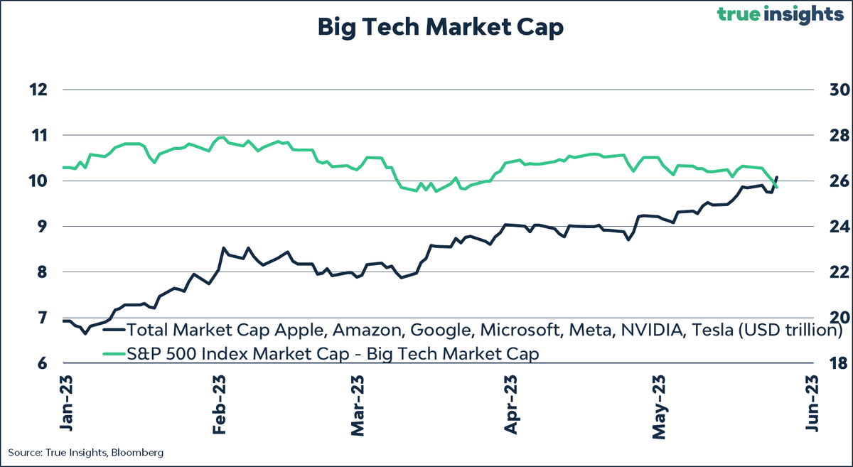 S&P 500 grandes actions technologiques