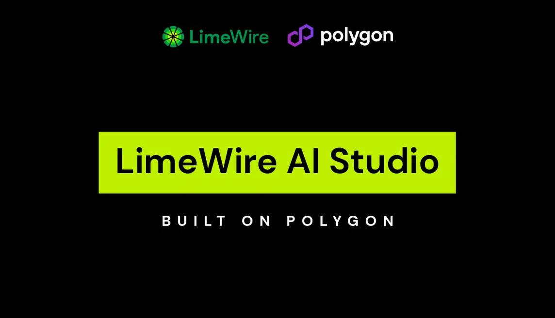 Affiche de lancement de Limewire AI Studio