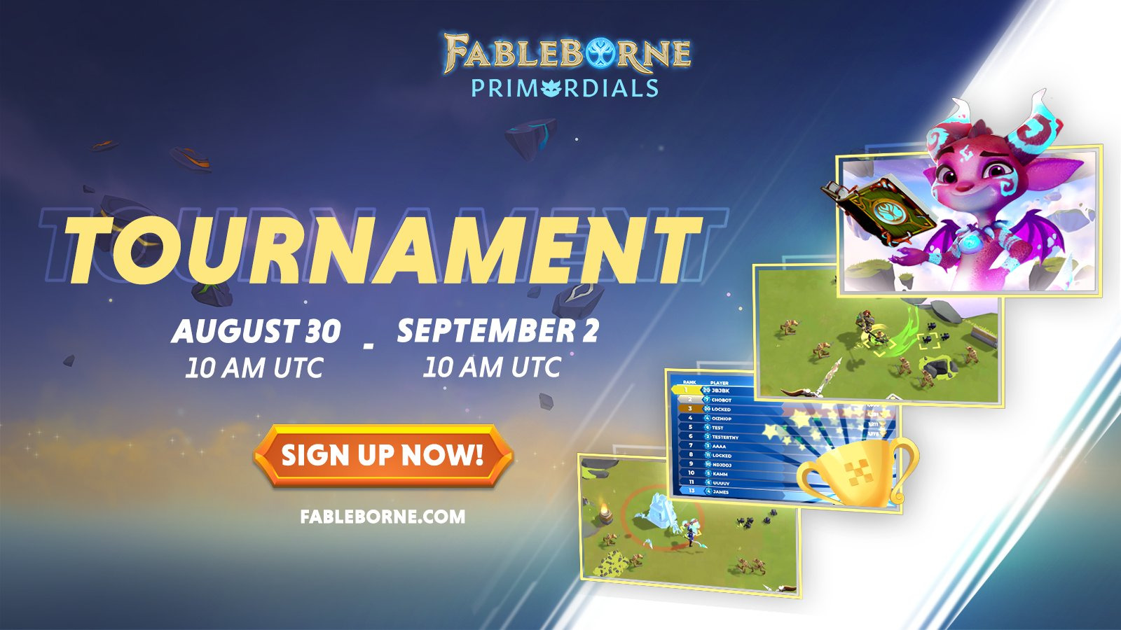 Fableborne tournament banner