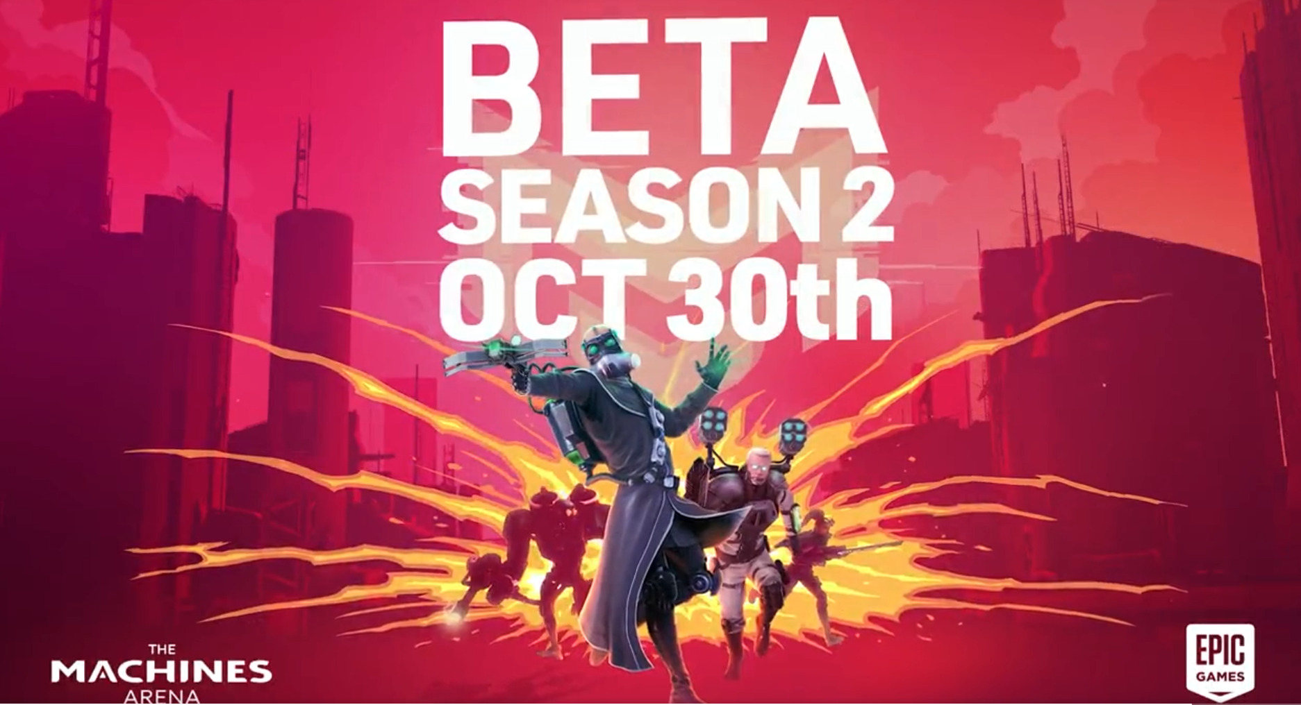 The Machines Arena beta season 2 banner