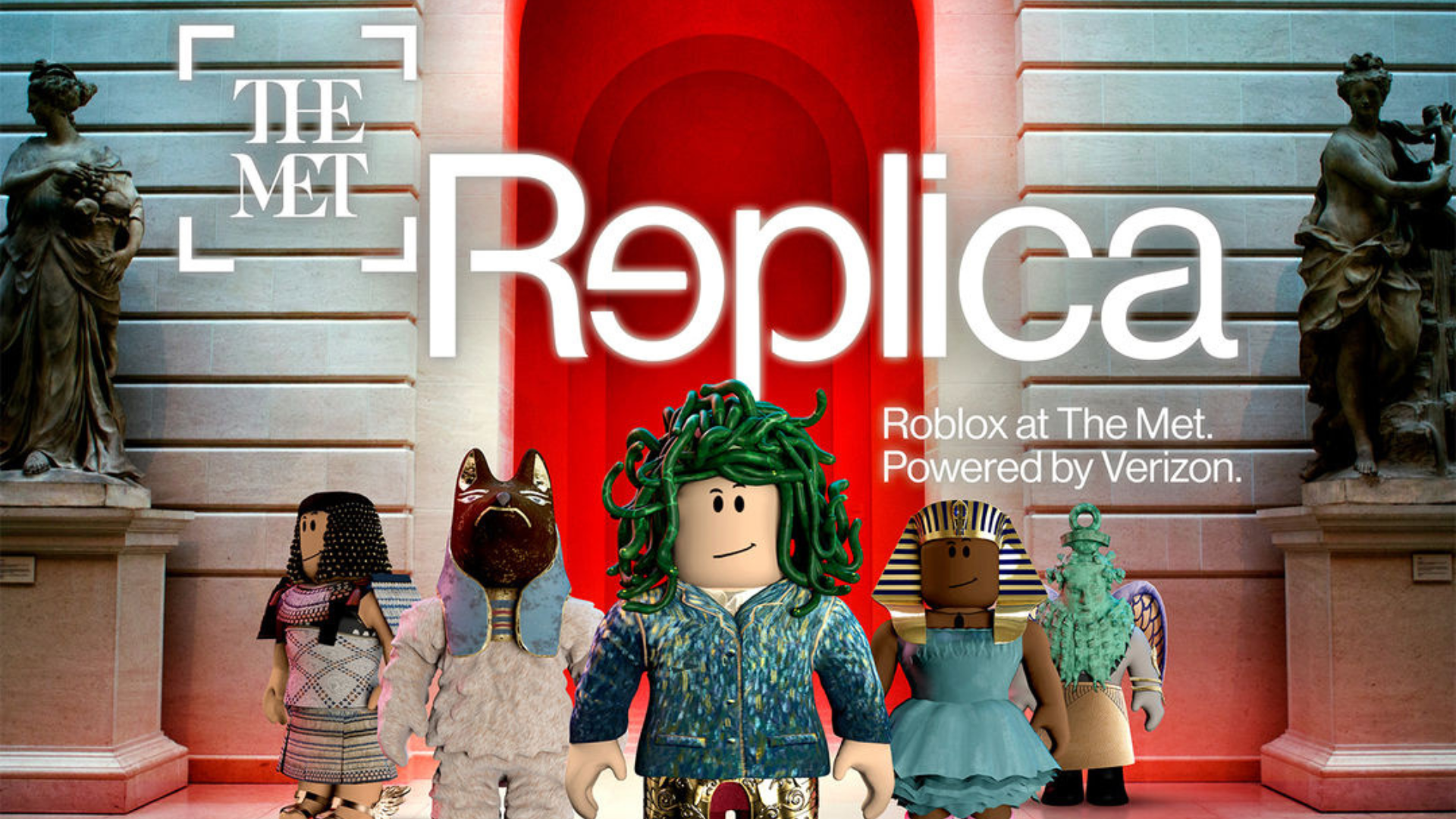 Personnages Roblox au Met Museum 