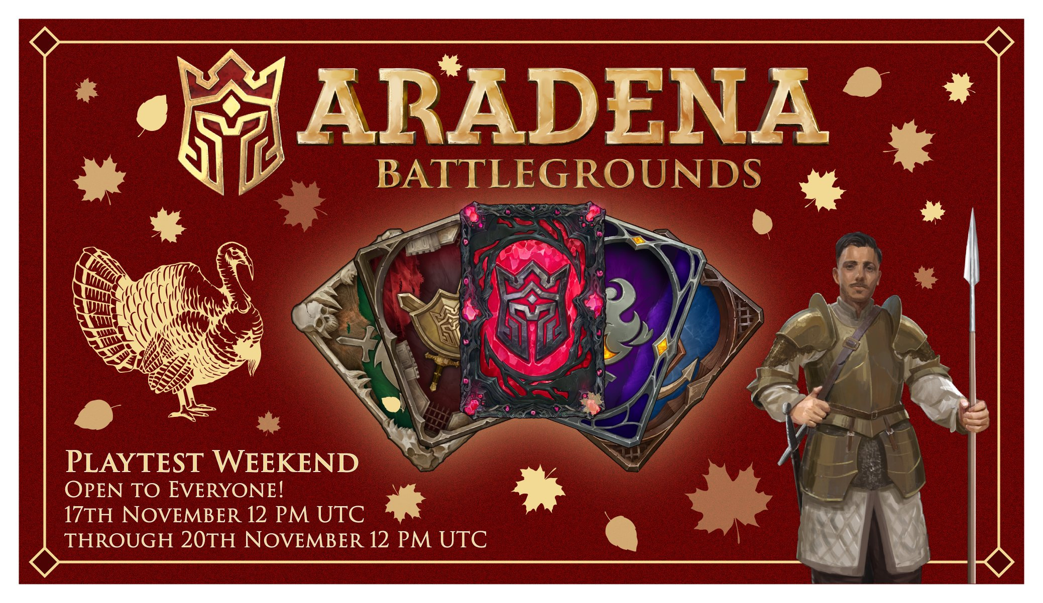 Aradena Battlegrounds playtest banner