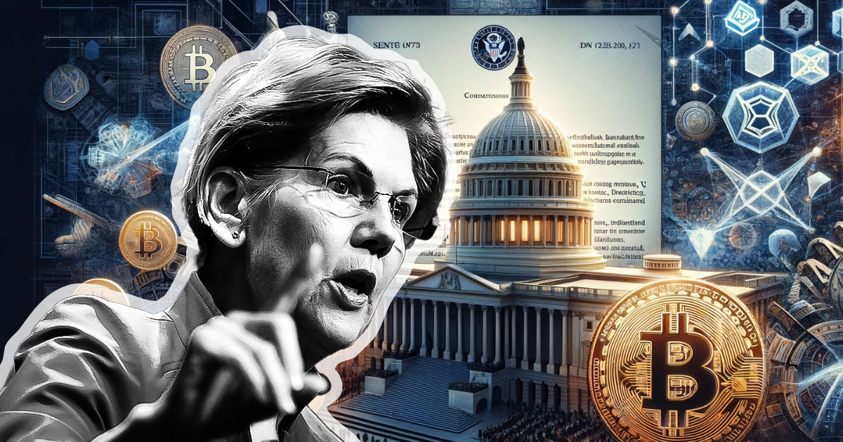 Elizabeth Warren criticizes crypto industry for extensive recruitment of former national security officials