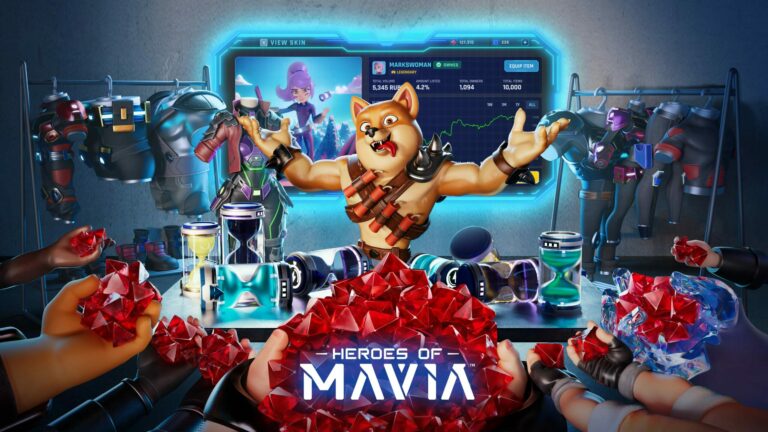 Heroes of Mavia lance Ruby Marketplace