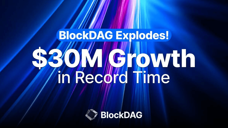 BlockDAG est en tête avec une prévente de 30 millions de dollars, surpassant Solana et The Graph sur le marché de la cryptographie