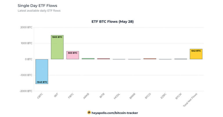 L’IBIT de BlackRock dépasse les avoirs en Bitcoin GBTC de Grayscale dans un contexte d’afflux massif