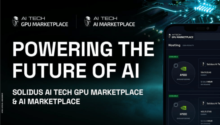 Solidus AITECH AI Marketplace : Libérer la puissance de l’IA et du calcul GPU
 : détails de l’ICO, prix, roadmap, whitepaper…