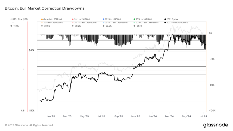 La 16e plus grande baleine Bitcoin achète 48 000 BTC avant la correction avec 500 millions de dollars de pertes non réalisées