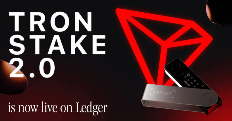 StakeKit lance TRON Stake 2.0 sur Ledger Live