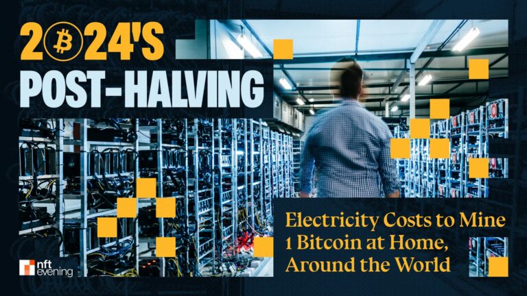 Coûts de l’électricité pour miner 1 Bitcoin à la maison, partout dans le monde